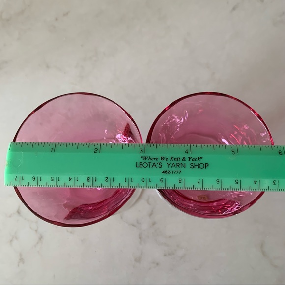 Poschinger Ruby Red Cranberry Cordial Glasses - Picture 7 of 11
